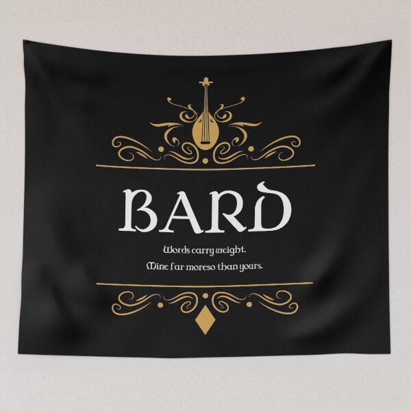 Item preview, RPG Bards Bard Dungeons Crawler and Dragons Slayer designed and sold by pixeptional.