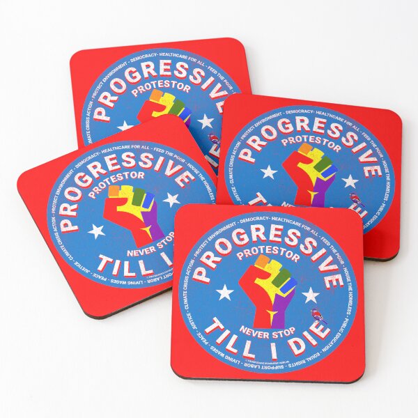 Item preview, PMD00430 Progressive Movement Designs Protestor Fist Style for Progressives or democrats or Bernie Sanders supporters with goals designed and sold by ProgressiveLeft.