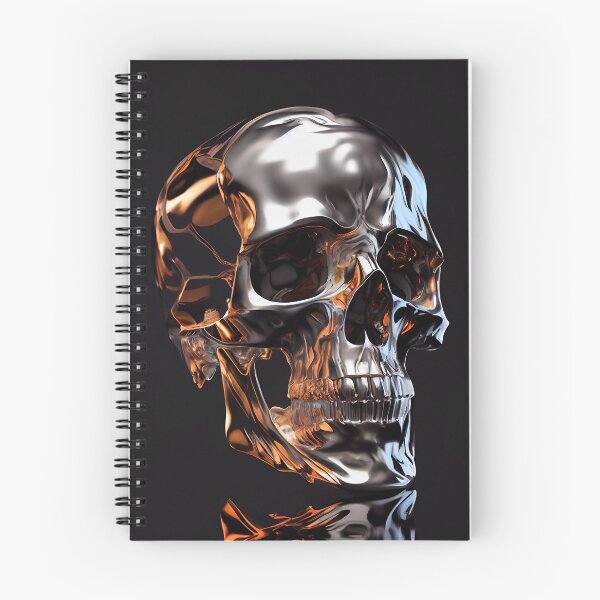 Item preview, Chrome Skull designed and sold by UbeeU-Pixels.