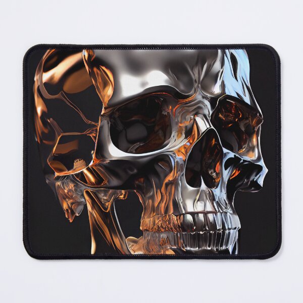 Item preview, Chrome Skull designed and sold by UbeeU-Pixels.