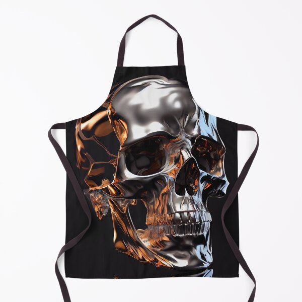 Item preview, Chrome Skull designed and sold by UbeeU-Pixels.