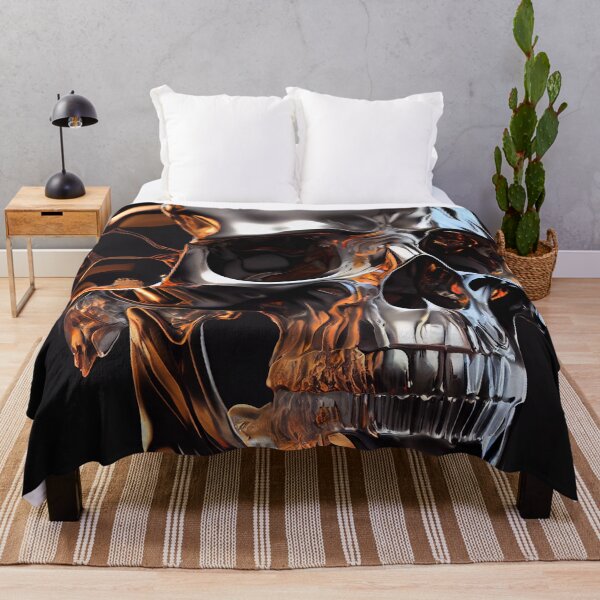Item preview, Chrome Skull designed and sold by UbeeU-Pixels.