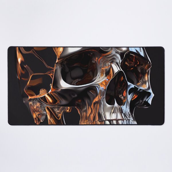 Item preview, Chrome Skull designed and sold by UbeeU-Pixels.