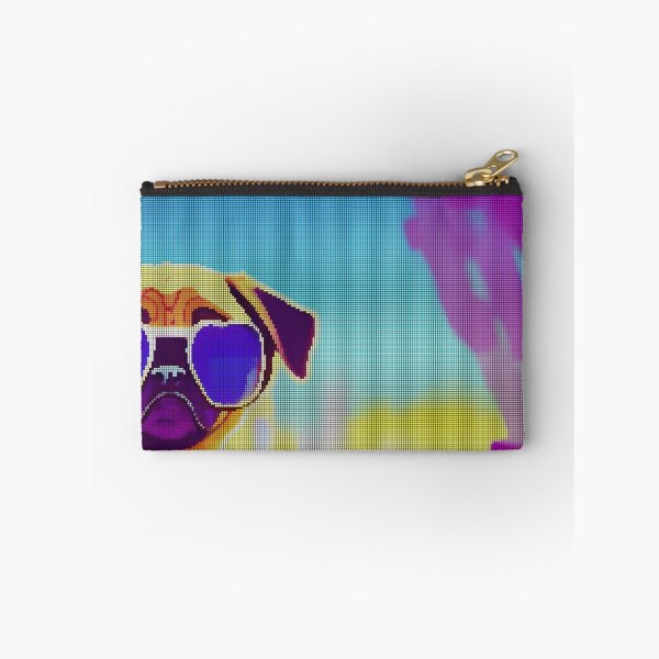 Item preview, Neon Colorful Abstract Pug 8-bit Pixel Art designed and sold by PixelDripped.