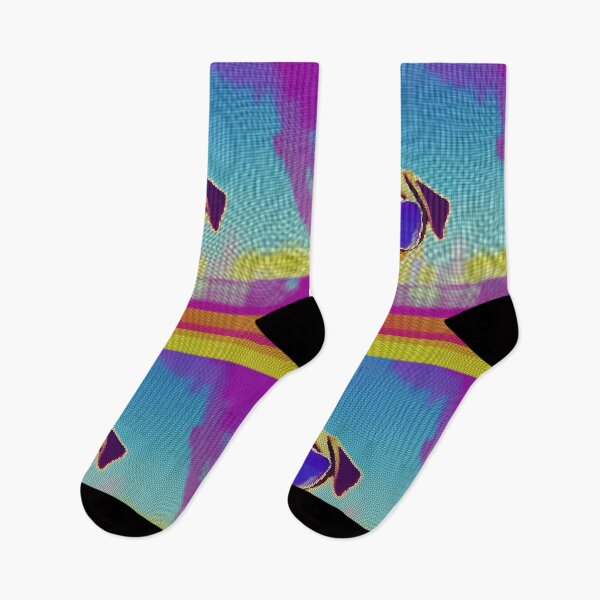 Item preview, Neon Colorful Abstract Pug 8-bit Pixel Art designed and sold by PixelDripped.