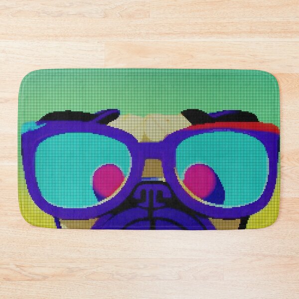 Item preview, Neon Colorful Abstract Pug 8-bit Pixel Art designed and sold by PixelDripped.