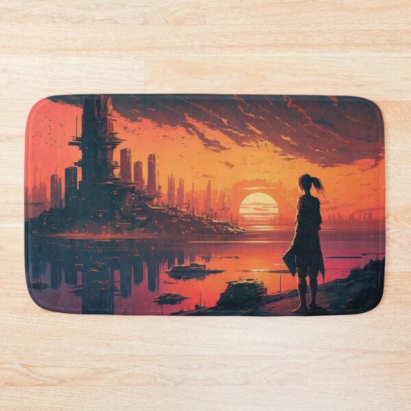 Item preview, Dark Postcard City designed and sold by NeuroChroma.