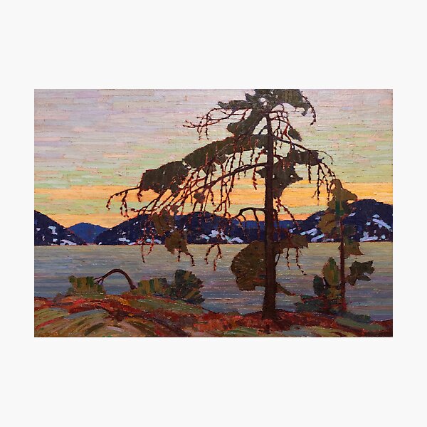 Vista previa del artículo con la obra «"El pino Jack" de Tom Thomson», diseñado y vendido por TheRedVineyard.