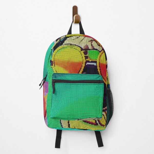 Item preview, Neon Colorful Abstract Pug 8-bit Pixel Art designed and sold by PixelDripped.