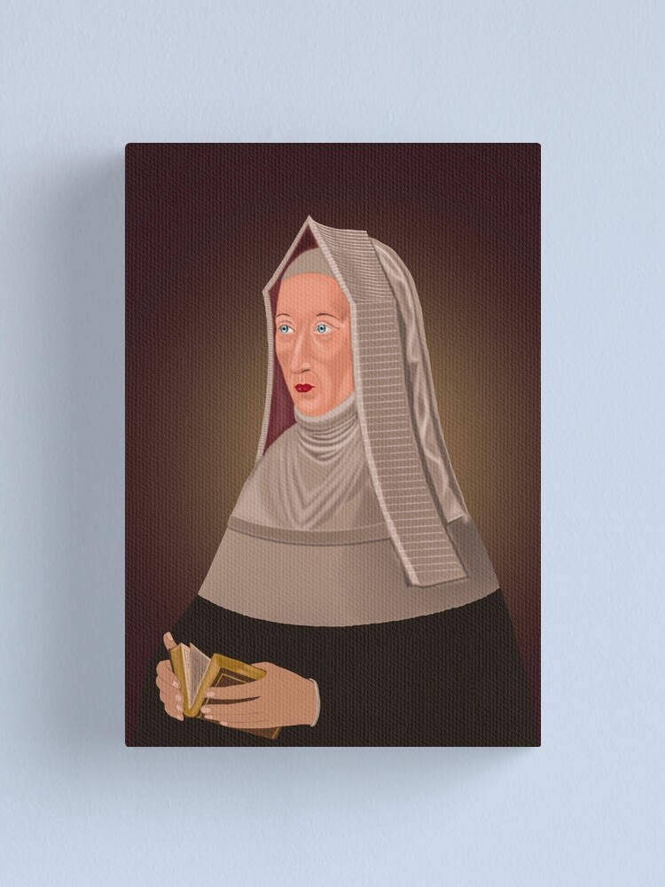 Portrait of Lady Margaret Beaufort Canvas Print