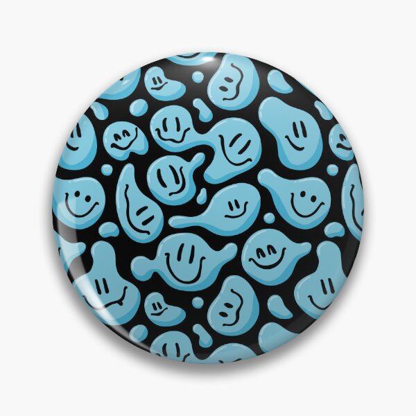 Item preview, Blue Liquid Smiley Faces designed and sold by Ayoub14.