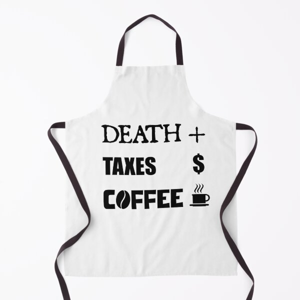 Aperçu de l'œuvre DEATH TAXES COFFEE créée et vendue par DMcK Designs.