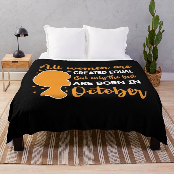Item preview, Birthday Gifts For Women | All Women Are Created Equal But Only The Best Are Born In October | October Birthday Gift designed and sold by AMINE ★★★★★.