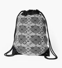Keyblade Argyle Drawstring Bag