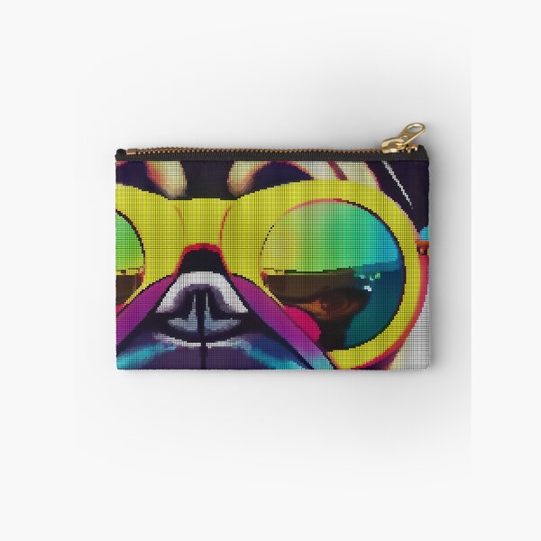 Item preview, Neon Colorful Abstract Pug 8-bit Pixel Art designed and sold by PixelDripped.