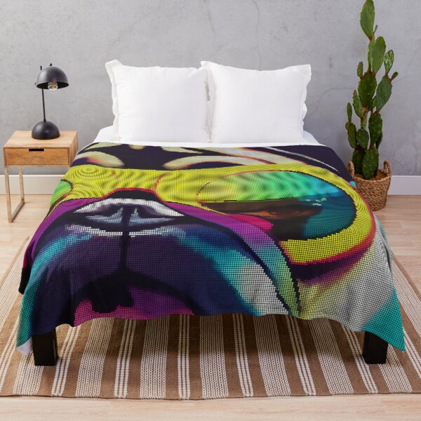 Item preview, Neon Colorful Abstract Pug 8-bit Pixel Art designed and sold by PixelDripped.