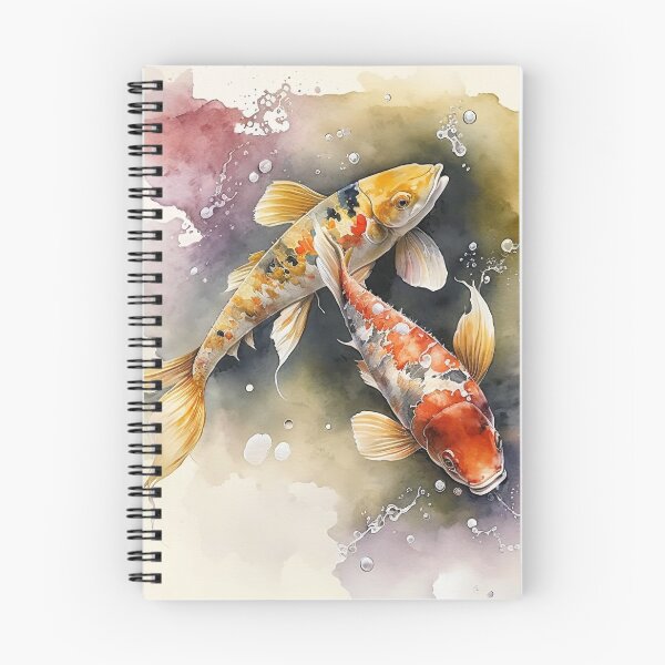 Item preview, koi fish watercolor designed and sold by shokA Design.