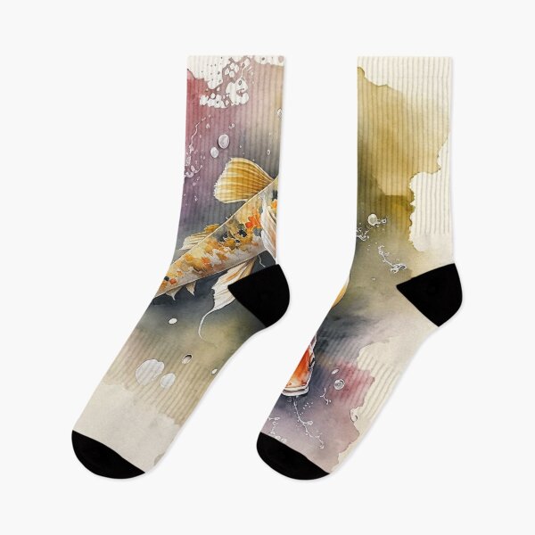 Item preview, koi fish watercolor designed and sold by shokA Design.