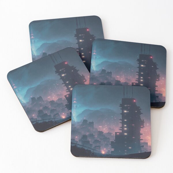 Item preview, Sleepy Towers designed and sold by NeuroChroma.