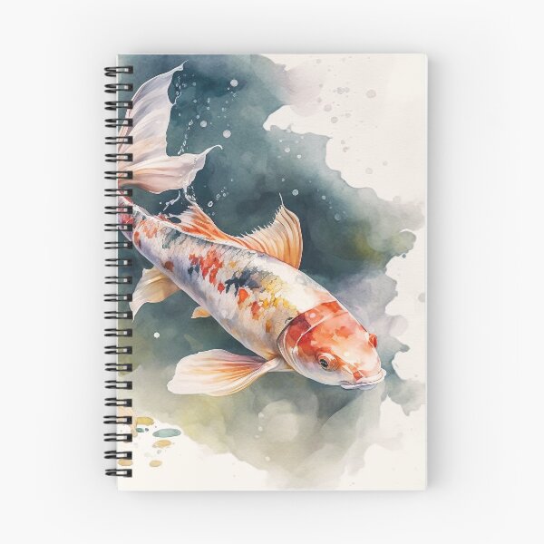 Item preview, koi fish watercolor designed and sold by shokA Design.