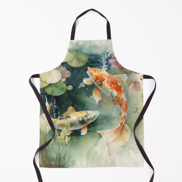 Item preview, koi fish watercolor designed and sold by shokA Design.