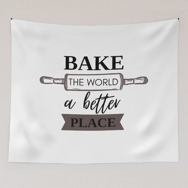 Item preview, Bake the world a better place designed and sold by Bonicrazypeople.