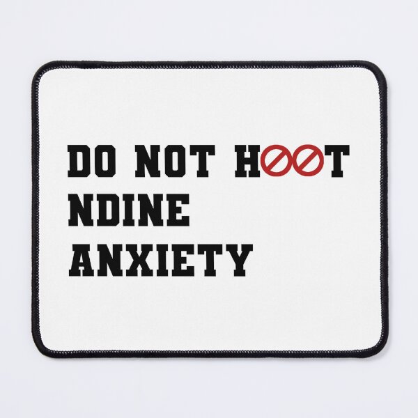 Item preview, Do not hoot NDINE anxiety stickers  designed and sold by cizito.