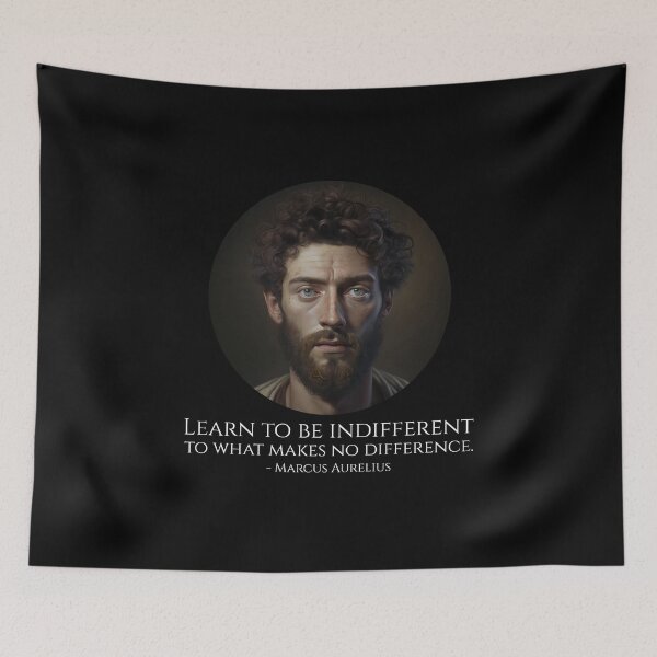 Item preview, Learn to be indifferent to what makes no difference. - Marcus Aurelius designed and sold by Styrman.