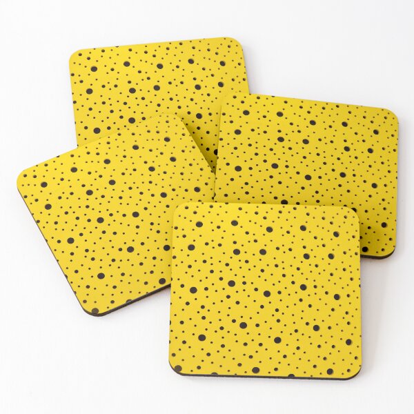 Item preview, Yellow and Black Dots for us designed and sold by ArtisticUploads.