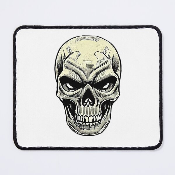 Item preview, Grayscale skull art designed and sold by Nakumis-shop.