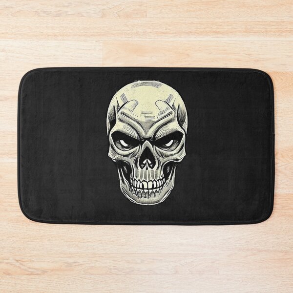 Item preview, Grayscale skull art designed and sold by Nakumis-shop.