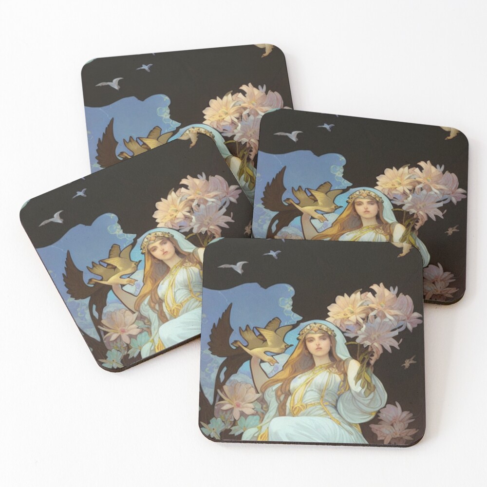 Item preview, Coasters (Set of 4) designed and sold by StarberryStudio.