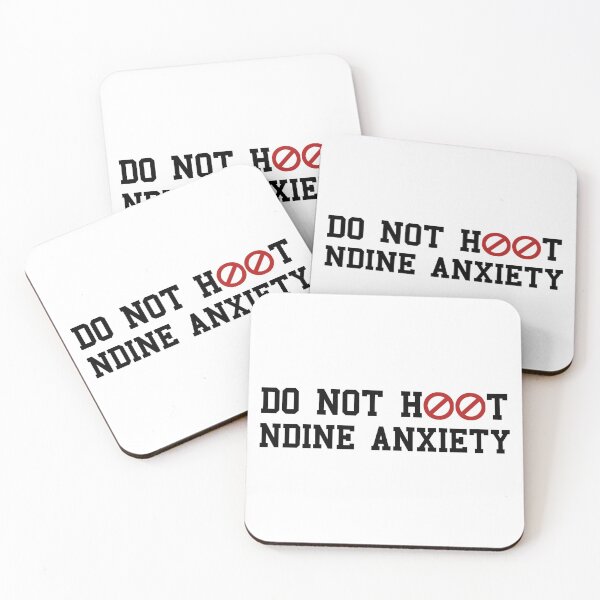 Item preview, Funny Do not hoot NDINE anxiety stickers  designed and sold by cizito.