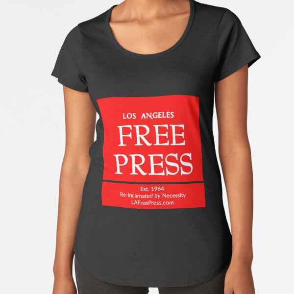 Los Angeles Free Press T-shirt Premium Scoop T-Shirt