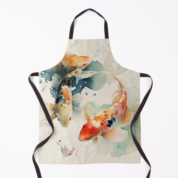 Item preview, beautiful koi fish watercolor designed and sold by shokA Design.