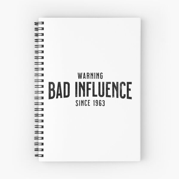 Item preview, Warning - Bad Influence Since 1963 - Birthday Gift Idea For Those Born In 1963 - Vintage Retro designed and sold by AlanPhotoArt.