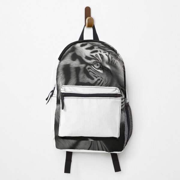 Item preview, Black and white Tiger illlustration designed and sold by MAS Graphic Design.