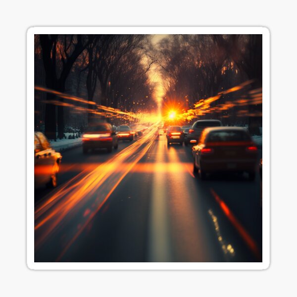 Item preview, City Streets at MAGIC HOUR  designed and sold by CleverCulture.