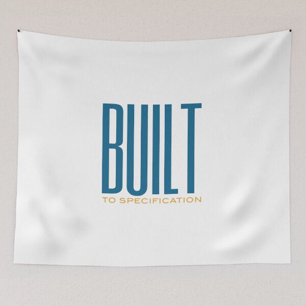 Item preview, Funny Engineering Pun Built to Specification designed and sold by whyitsme.