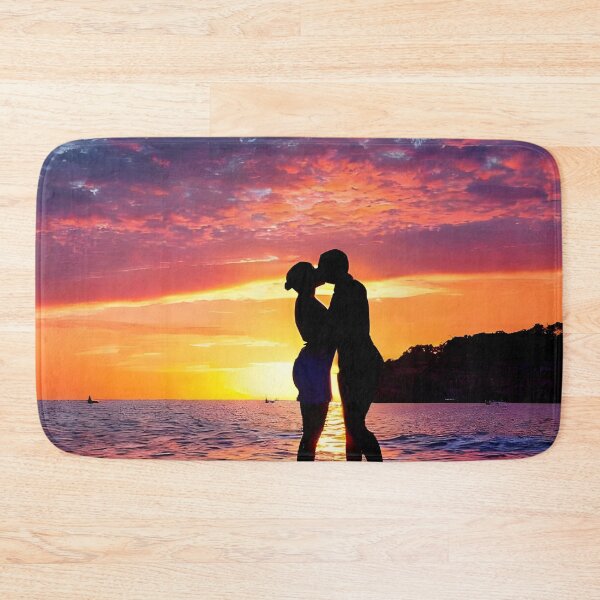 Item preview, Sunset Romance: A Kiss by the Ocean designed and sold by ElLocoMus.