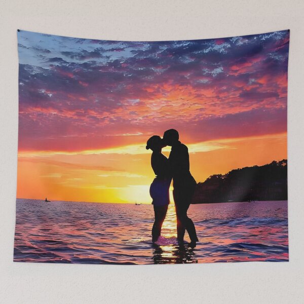 Item preview, Sunset Romance: A Kiss by the Ocean designed and sold by ElLocoMus.