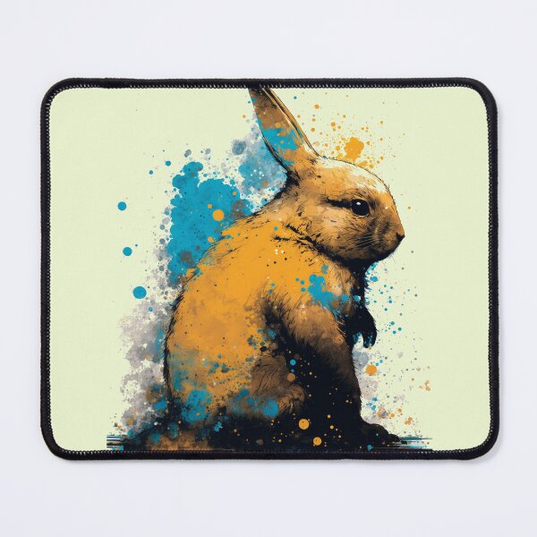 Item preview, Paint splatter bunny - pop art designed and sold by Artxplor.