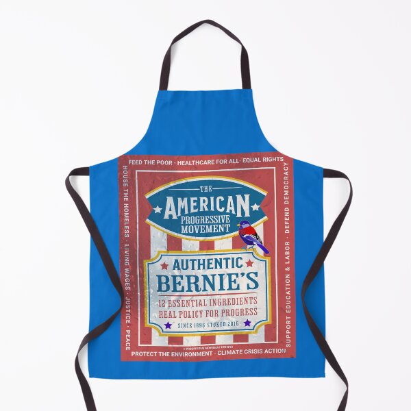 Item preview, PMD00435 Progressive Movement Designs Authentic Bernies beverage label style for Progressives and Democrats with 12 goals  designed and sold by ProgressiveLeft.