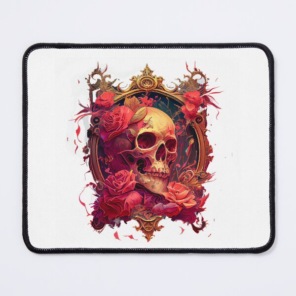 Item preview, Day of the Dead Skull Print , T-Shirt, Vintage Tee designed and sold by Adorn Prints.