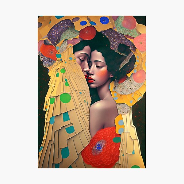Item preview, Le baiser Mixed Art designed and sold by Rohovenko.