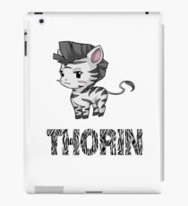 Zebra Thorin iPad Case/Skin