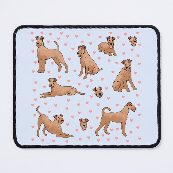 Item preview, Irish terrier cute illustration pattern  designed and sold by Yarafantasyart.