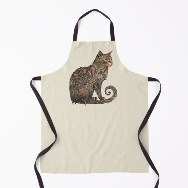 Item preview, Stylized Cat in Browns designed and sold by KieraJewel.