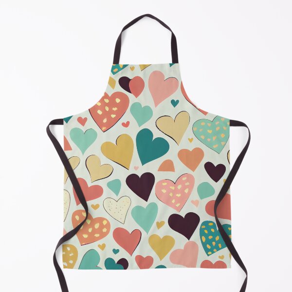 Item preview, Cute pattern of colorful hearts designed and sold by CutePatternsRB.