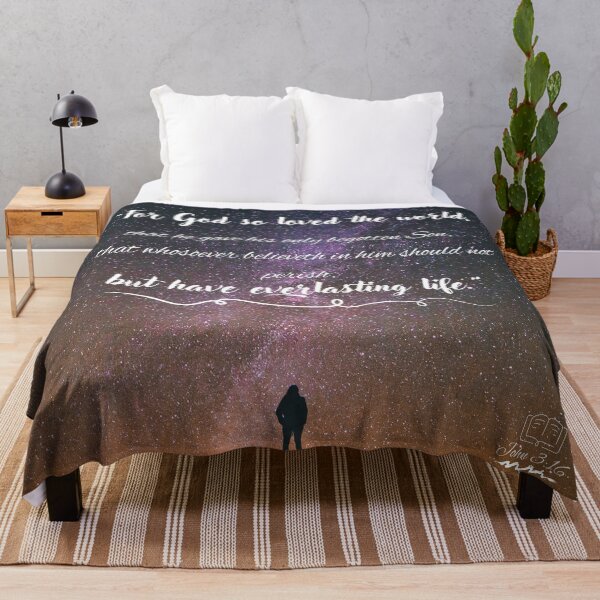 Item preview, Bible verse - For God so Loved the World John 3:16 designed and sold by All-About-Life.